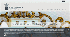 Desktop Screenshot of hotel-bismarck.de